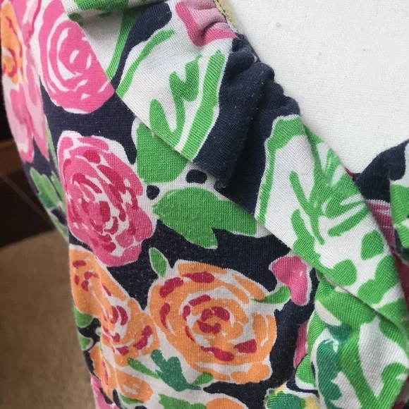 Lilly Pulitzer Garden Clare Floral ruffle neck dress - Picture 5 of 6